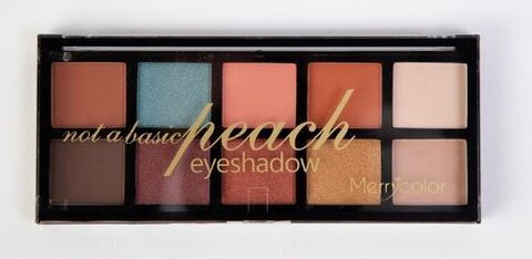 MC1003№01 Палетка теней 10-цветная EYESHADOW PEACH  (матовые+шиммер)