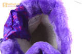 Зимние сапоги для девочек непромокаемые с резиновой галошей Свинка Пеппа (Peppa Pig), цвет сиреневый, Water Resistant. Изображение 15 из 15.