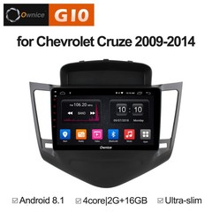Штатная магнитола на Android 8.1 для Chevrolet Cruze 09-12 Ownice G10 S9222E