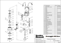 Корпус насоса водяного QUATTRO ELEMENTI D400 Zero (241-802-039)