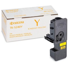 Тонер-картридж Kyocera TK-5240Y для M5526/P5026, желтый. Ресурс 3000 стр (1T02R7ANL0)