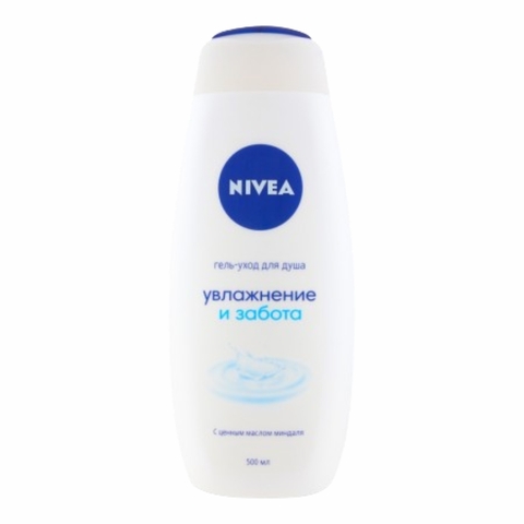 Гель-уход д/душа NIVEA Увлажнение Забота 500 мл ГЕРМАНИЯ