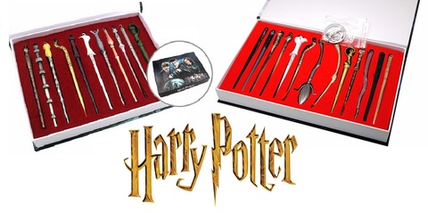 Гарри Поттер набор волшебных палочек брелки и кулоны