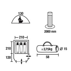 Купить недорого туристическую палатку TREK PLANET Ventura 3
