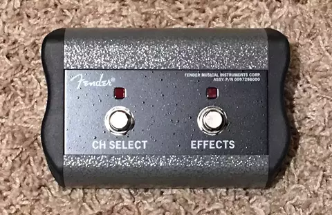 Fender 2-Button Footswitch CH SELECT & EFFECTS P/N 0097298000