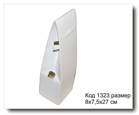 Коробка Код 1323 размер 8х7,5х27 см для диффузора белый картон