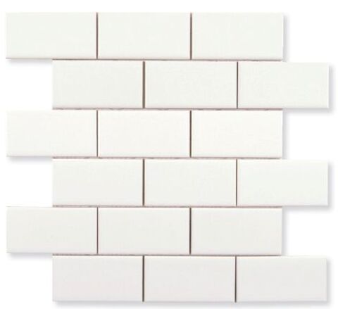 Adex Neri Liso PB Blanco Z Enmallado 30.5x30.9