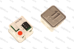 Кнопка (кнопочный модуль) MT42 RUS "11 Этаж", квадратная, красная подсветка, Брайль.