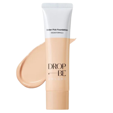 The Saem Cover Drop Be Colors Water Pick Foundation Увлажняющая тональная основа для лица 01 Clear Beige