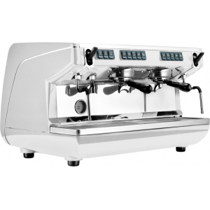 Кофемашина рожковая автоматическая Nuova Simonelli Appia LIFE 2gr V 220V white+high groups+economizer+cup warmer