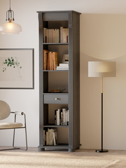 Витрина Сюзанна из сосны, серый