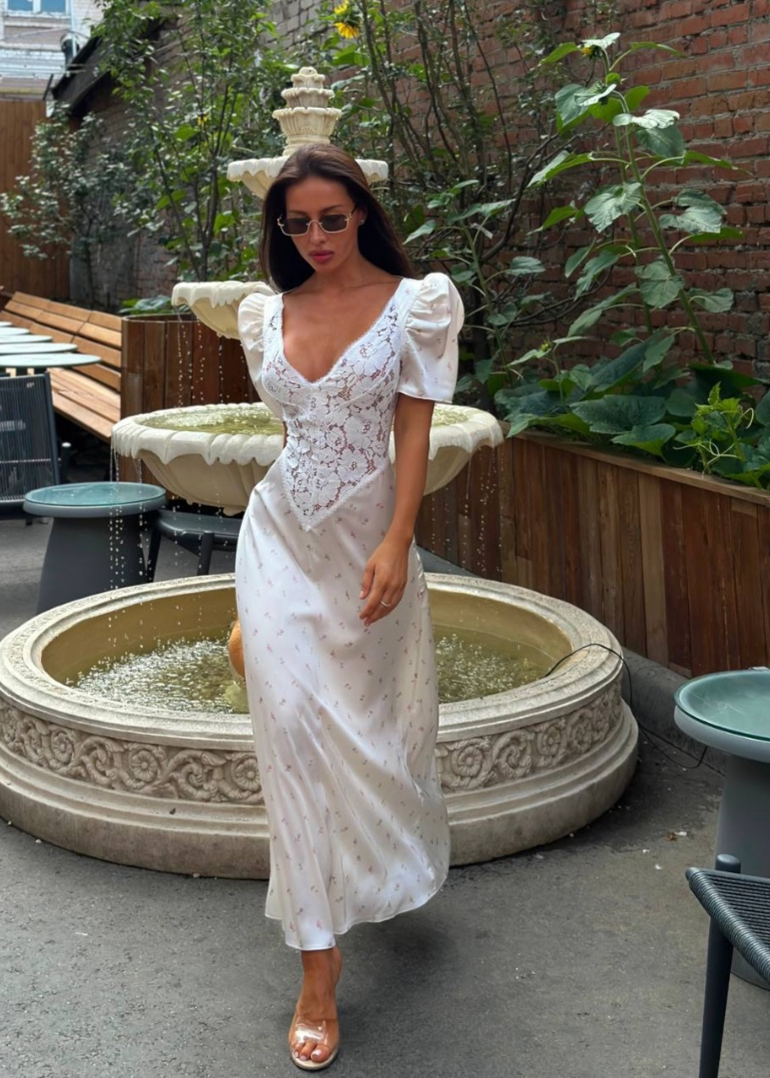 Платье "Who is she", белый