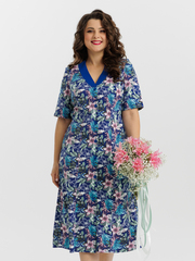 4534 Халат на пуговицах