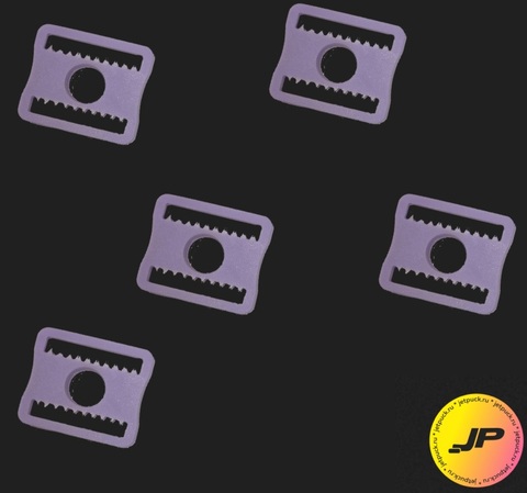 Букля для вратарского шлема JetPuck (1 шт) белая