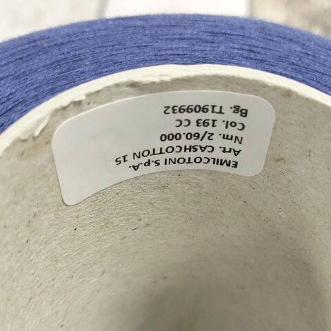Хлопок c кашемиром (15%) EMILCOTONI CASHCOTTON 2/60 синий