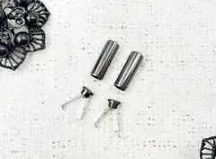 Наконечник для шнура, металл, d 5,5 мм, р. 20,7х7 мм, чёрный никель