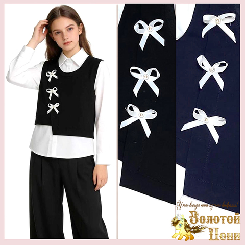 Джемпер-обманка д (9-13) 260415-WD191