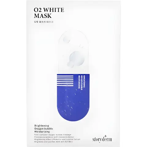 Storyderm Кислородная осветляющая маска с арбутином 25 мл | Silk Mask O2 White