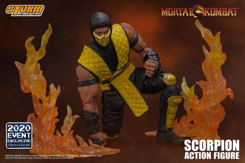 Фигурка Скорпион Эксклюзив SDCC 2020 Мортал Комбат Storm Collectibles 1/12