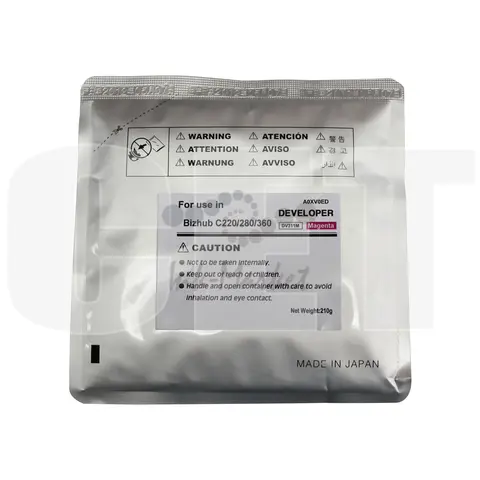 Девелопер для KONICA MINOLTA Bizhub C220/C280/C360 (CET) Magenta, 210г/пак, 114000 стр., CET8434