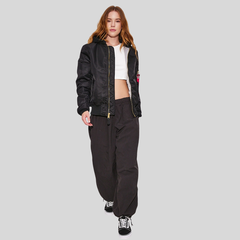 Бомбер Alpha Industries MA-1 Natus W Black (Черный)