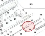 Sharp Separate roller original NROLR0213QSAZ
