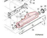 Sharp Upper heat roller compatibile NROLI1534FCZ1