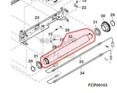 Sharp Upper heat roller compatibile NROLI1534FCZ1