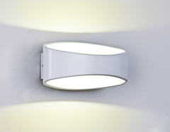 Настенный светодиодный светильник Ambrella FW181 WH/S 5W белый/песок