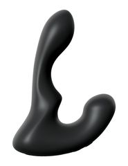 Черный анальный вибростимулятор P-Spot Milker - 14 см. - 