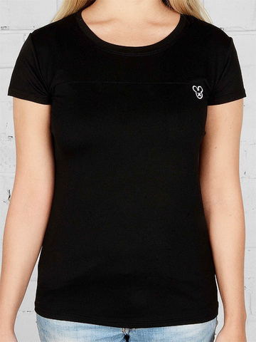 1609-3 футболка женская, черная