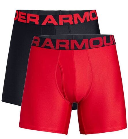 Боксерки теннисные Under Armour UA Tech Boxerjock 2-Pack - red