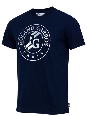 Теннисная футболка Roland Garros Big Logo 2024 T-Shirt - navy