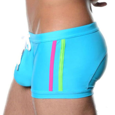 Мужские плавки хипсы бирюзовые Aussiebum Swim Trunk Turquoise