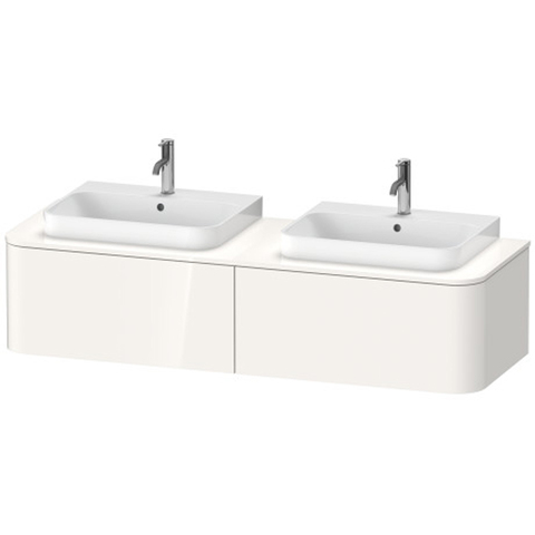 Duravit Happy D.2 Plus Тумба подвесная  354x1600x550мм 2 ящика, DX, цвет: белый глянцевый HP4946B2222