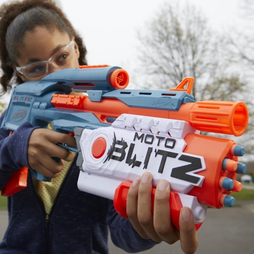 Игрушечное оружие HASBRO Nerf NERF Elite 2.0 Motoblitz CS-10 - Бластер нерф  элит мотоблиц - Нерф F5872 купить в Москве | Доставка по России.