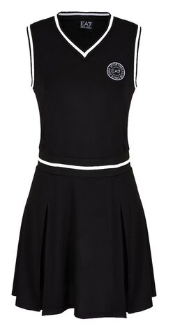 Теннисное платье EA7 Woman Jersey Dress - black