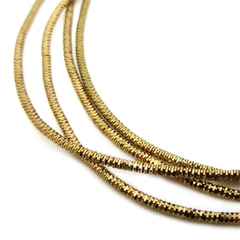 Канитель/трунцал мягкая, фигурная KAN/MN, 1 мм, глянец, молочный шоколад