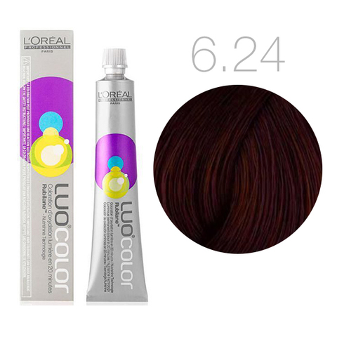 L'Oreal Professionnel Luo Color 6.24 (Перламутрово-коричневый) - Краска для волос