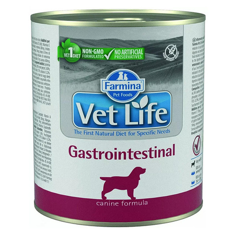 Влажный корм Farmina Vet Life Dog Gastrointestinal при заболеваниях ЖКТ для собак 300г(Гастроинт-л)