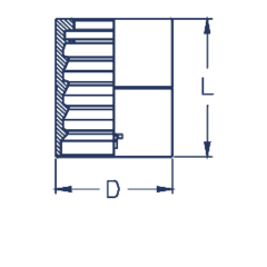 Муфта DN 32 1SN с зачисткой