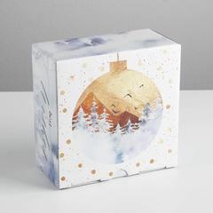 Коробка складная «Best wishes», 15 × 15 × 7 см
