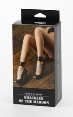 Бордовые оковы на ноги Ladys Arsenal - 
