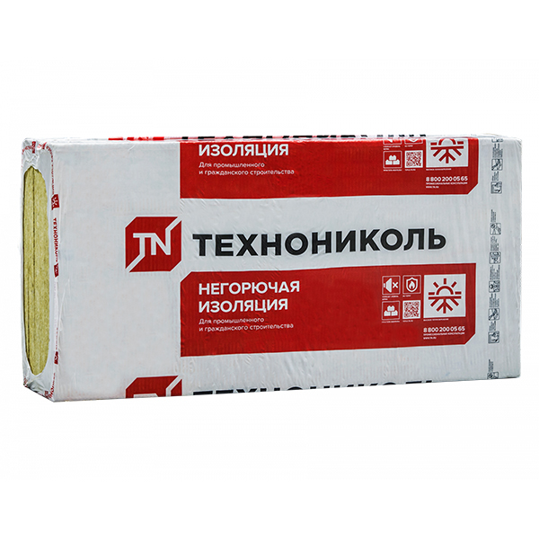 Утеплитель ТехноНИКОЛЬ Техновент Стандарт 80 кг/м³ (1200х600х50 мм) 6 ...