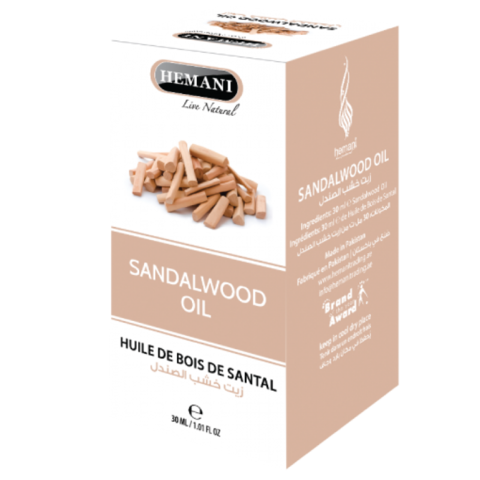 SANDALWOOD OIL Hemani (Сандаловое масло, Хемани), 30 мл.