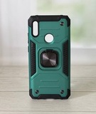 Противоударный чехол Strong Armour Case с кольцом для Huawei Y6 2019 / Y6 Pro 2019 / Y6 Prime 2019 (Зеленый)