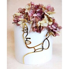 Украшение для торта «Девушка с серьгой», цвет золото