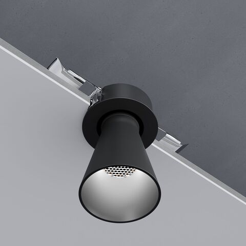 Встраиваемый светодиодный светильник Elektrostandard Bell 25097/LED 8W 4000K черный