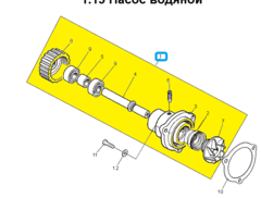 НАСОС ВОДЯНОЙ CHANCE 1,3, SENS, ТАВРИЯ ЗАЗ