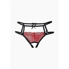 Красные трусики с доступом и лентами (Easy to love) (р)